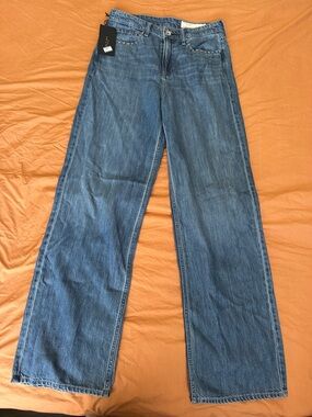 Rag & Bone Lori Mid rise Wide Leg Jeans